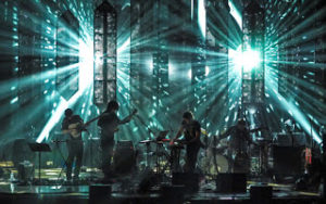 Sufjan Stevens and band performing Blue Bucket of Gold in Los Angeles on 3 June 2015