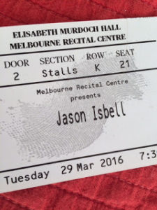 Jason Isbell ticket