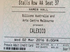 Calexico ticket