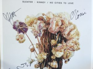 Sleater-Kinney signed album