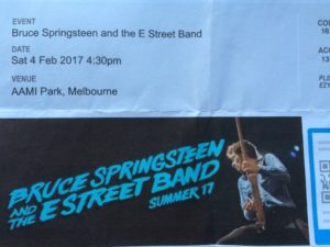 Springsteen ticket